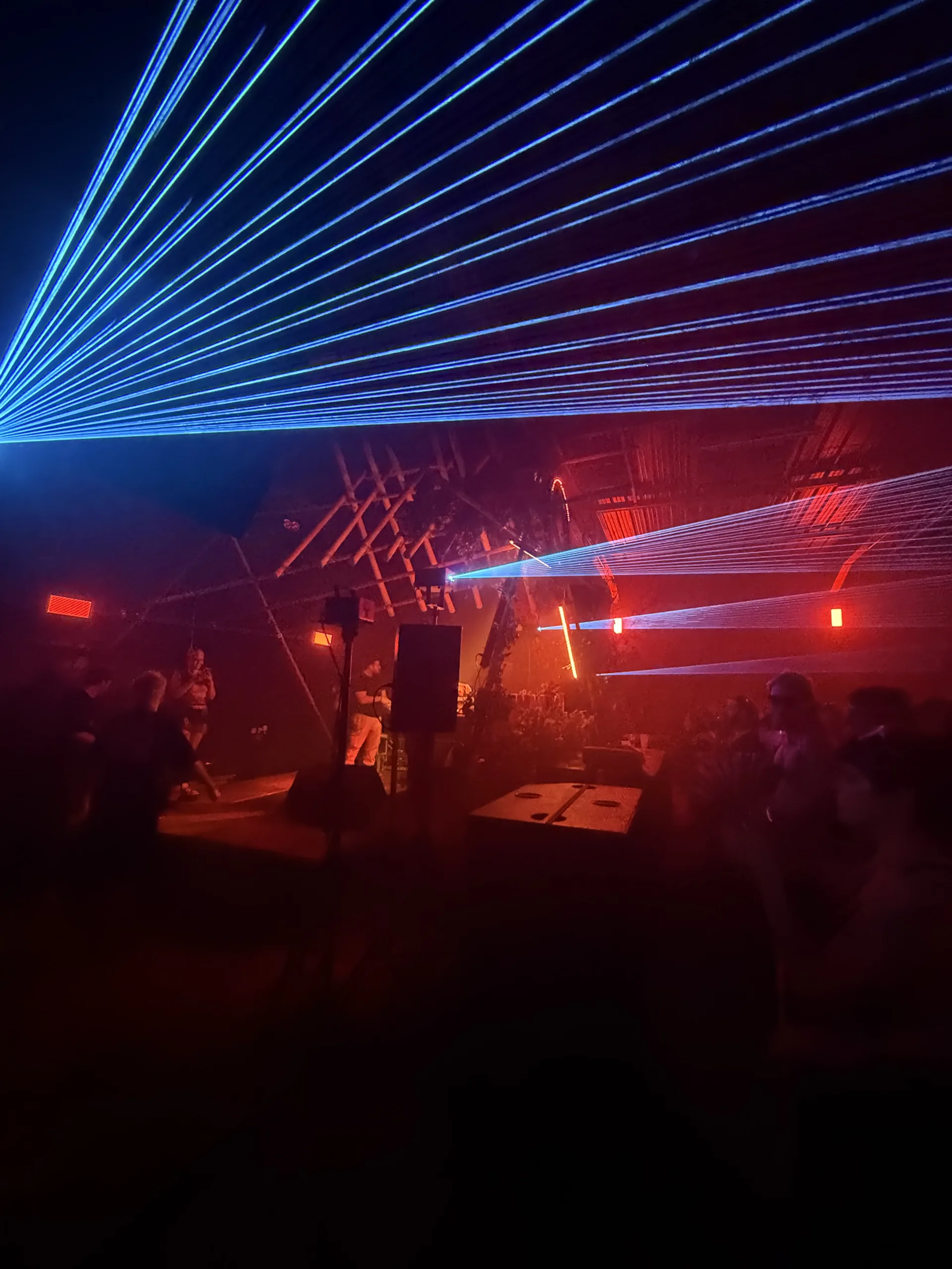 Vue des lasers