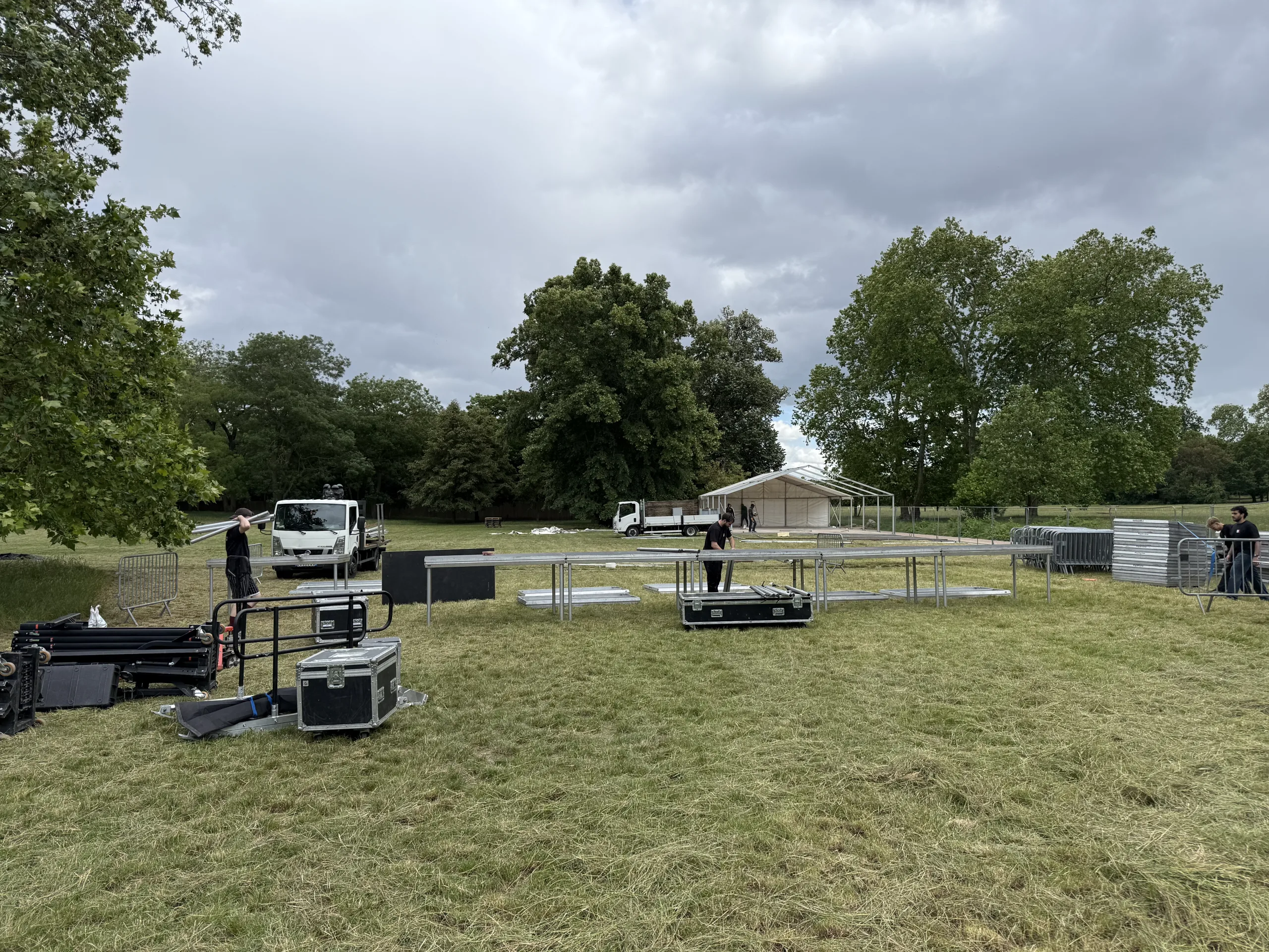Installation de la scène